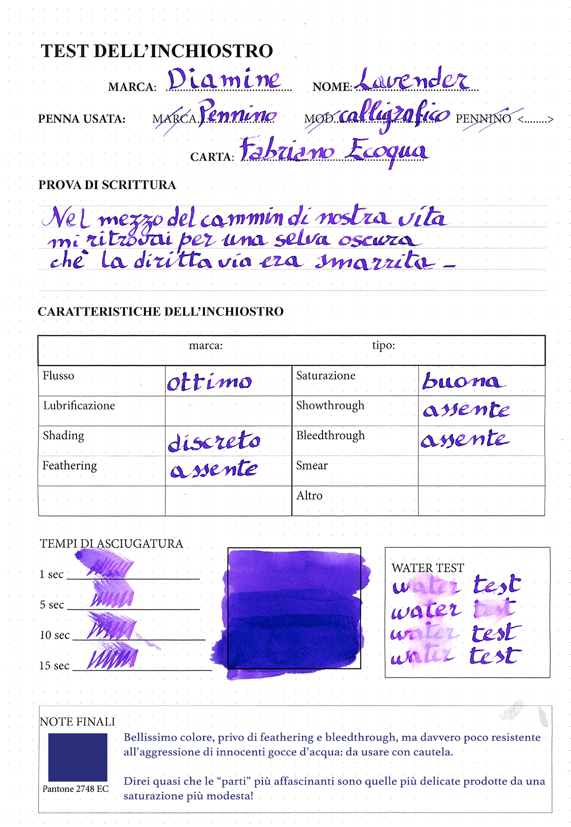 Inchiostro Diamine Per Penna Stilografica, Earl Grey 30 Ml, Color Seppia, Scorrevole E Atossico - 5